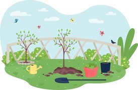 gardening-2d-vector-web-banner-poster-vector-art_gg136258145